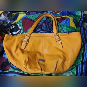 Moschino Mustard Yellow Shoulder Bag